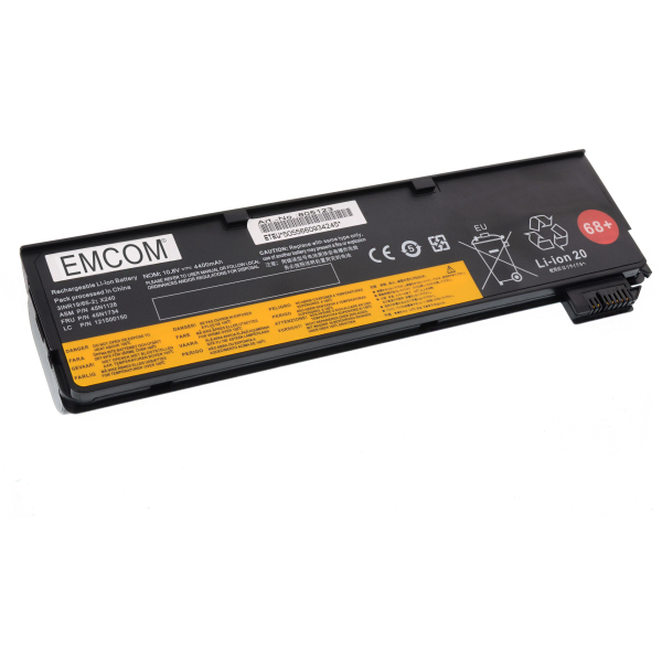 Akku für Lenovo Thinkpad X240, X240s, X250, W550, T450, T450s, T440s, K2450, wie 45N1124, 4400mAh